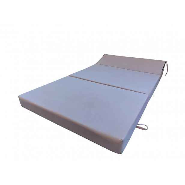 Skládací matrace pro hosty BEDDIO 120x200 - světle růžová