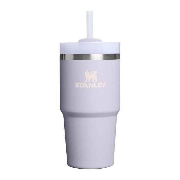 Termoska s brčkem z nerezové oceli v levandulové barvě 600 ml Quencher H2.O FlowState™ Tumbler Purple Dust – Stanley
