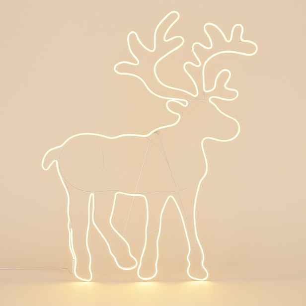 Led Vánoční Dekorace Sob S Časovačem 100 X 80 CM