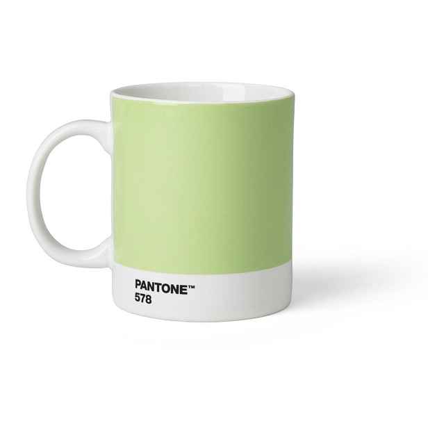Světle zelený porcelánový hrnek 375 ml Light Green 578 – Pantone