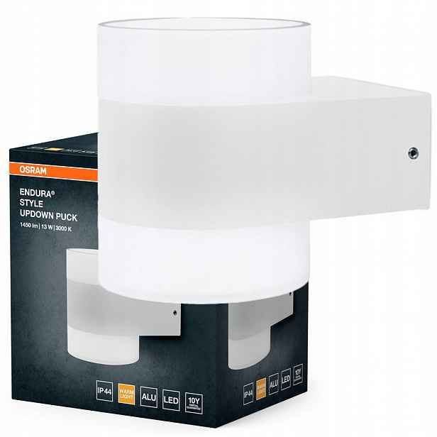 Zahradní nástěnné svítidlo Led venkovní fasádní lampa 12.5W 980lm 3000K IP44
