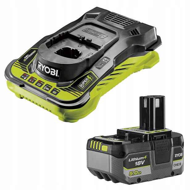 Ryobi Rychlá nabíječka RC18150 pro akumlátory One+ 5Ah RB18L50