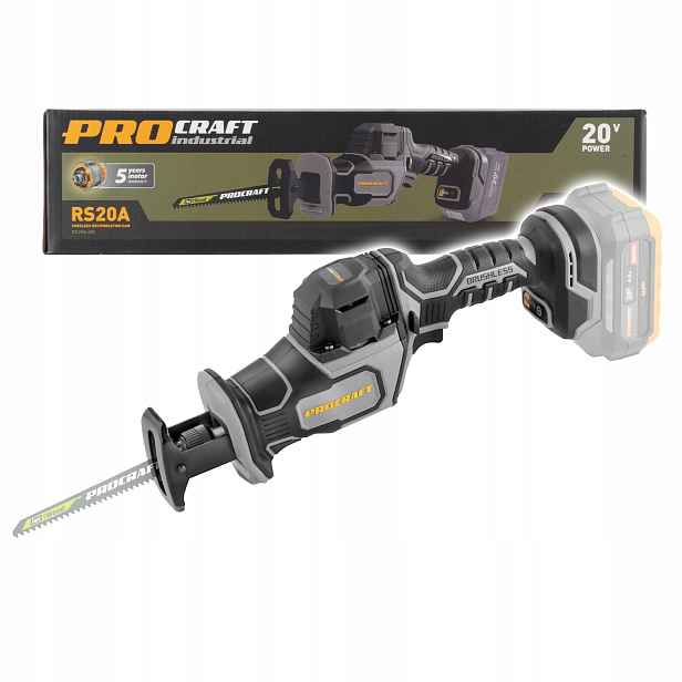 Aku pila ocaska Procraft Industrial RS20Abb (bez baterie a nabíječky)