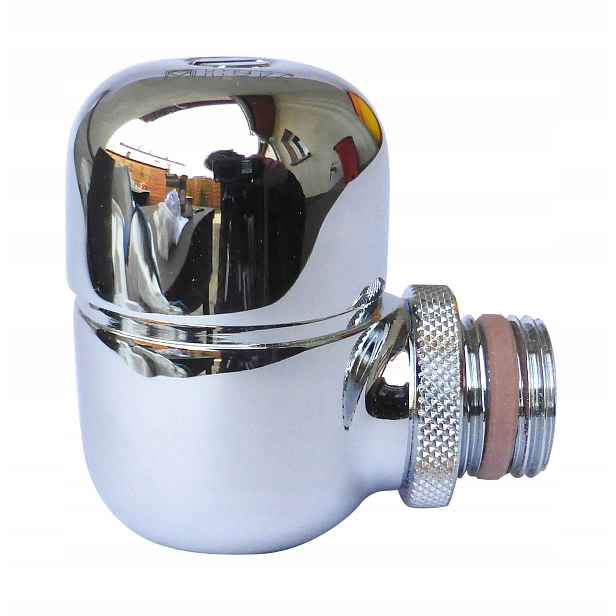 Automatický odvzdušňovač De Luxe 1/2" úhlový Chrom Herz