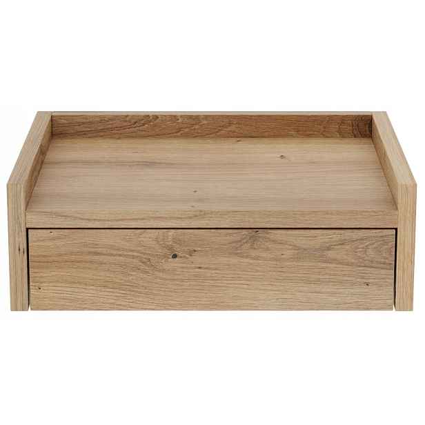 Noční stolek závěsný Nuvia 45 dub artisan nástěnná závěsná skříňka 45x35