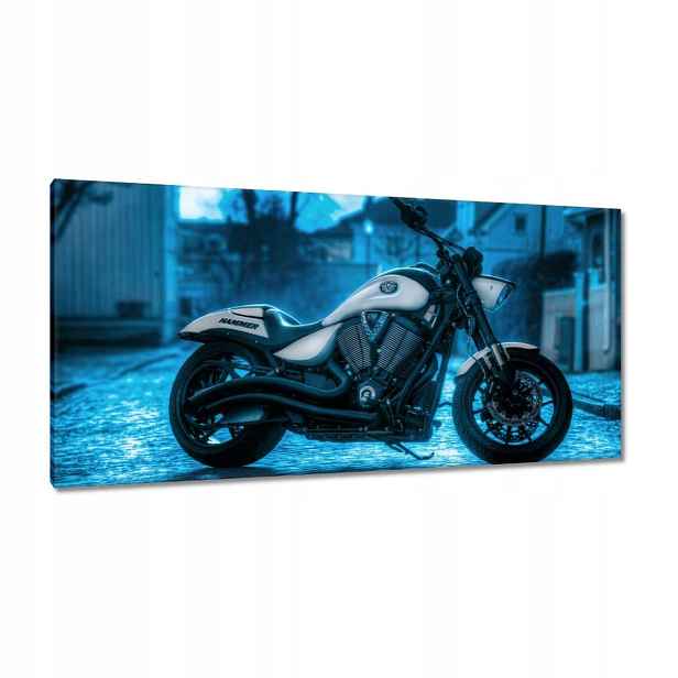 Obrazy 115x55 Hammer v tyrkysovém motorovém provedení