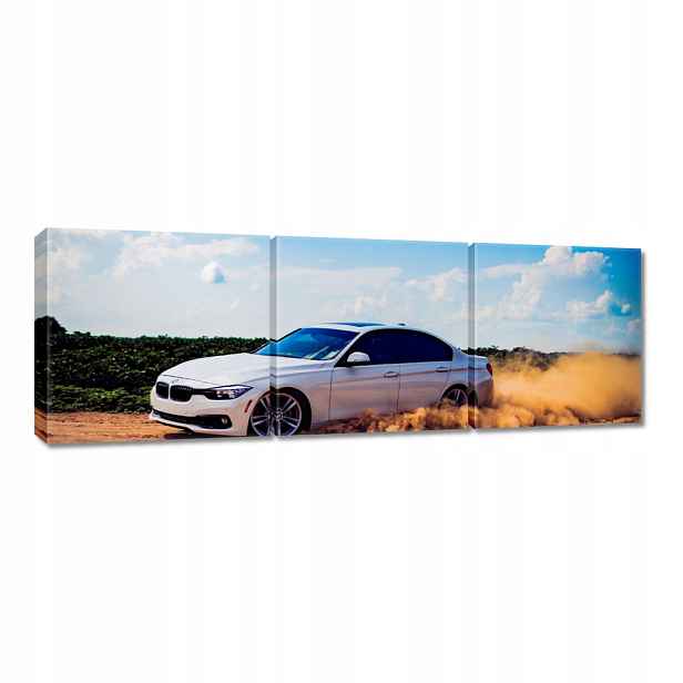 Obraz 120x40 Bmw Drift na písku