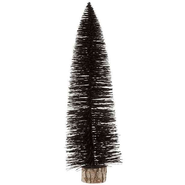 Černý třpytivý stromek Tree black XL - Ø 20*60 cm J-Line by Jolipa