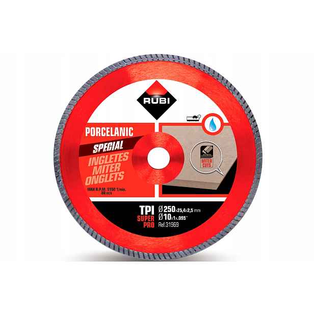 Řezací kotouč Rubi Tpi 250 Superpro 250 x 25,4 mm
