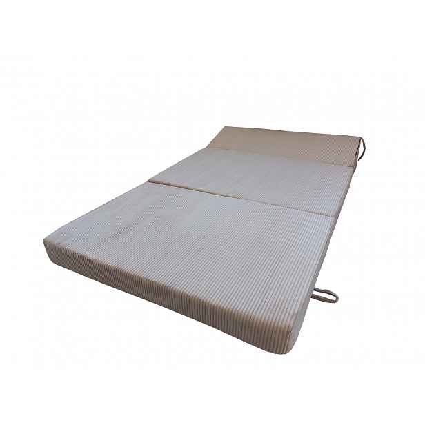 Skládací matrace pro hosty BEDDIO 120x200 - šedá