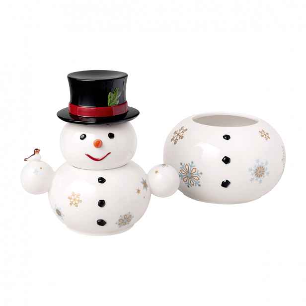 Vánoční dóza sněhulák, kolekce Christmas Toys Memory - Villeroy & Boch