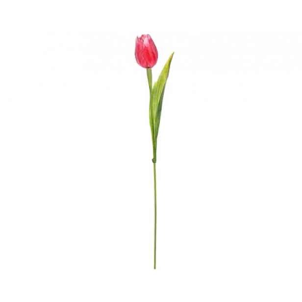 Umělá květina Tulipán 43 cm, červená