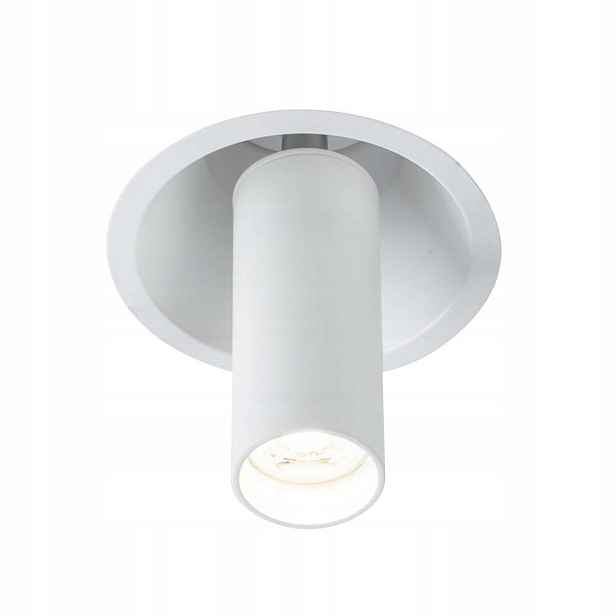 Lampa zapuštěné svítidlo nastavitelné bodové bílá trubka reflektor Shilo