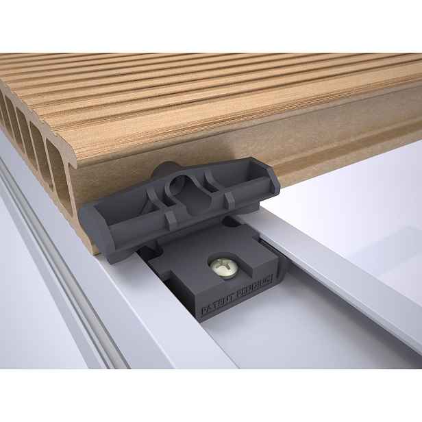 Plastové spony se šrouby pro hliníkové podkladní profily Twinson, set 9486