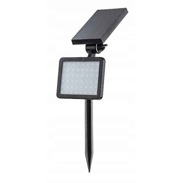 Solární Led reflektor 9.6W Kelna černý 77011 Rabalux