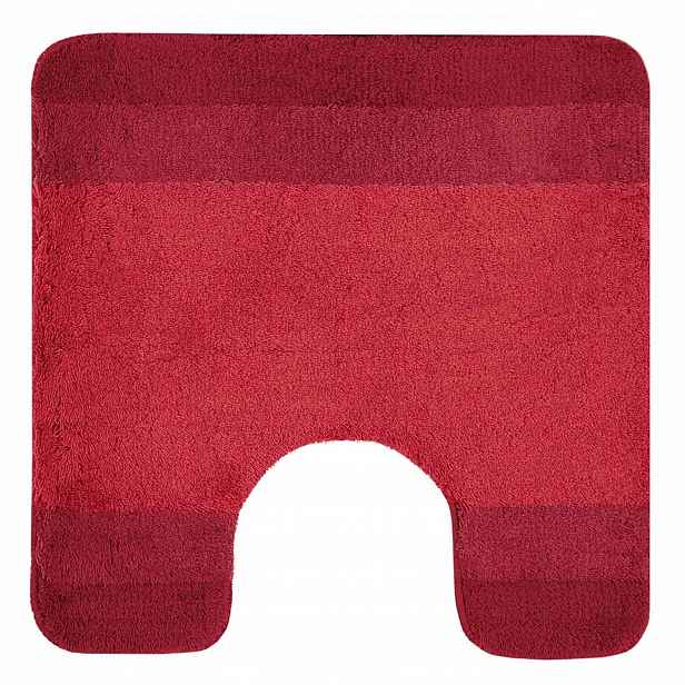 Spirella koupelnová Wc předložka Balance, červená, polyester, 55 x 55 cm