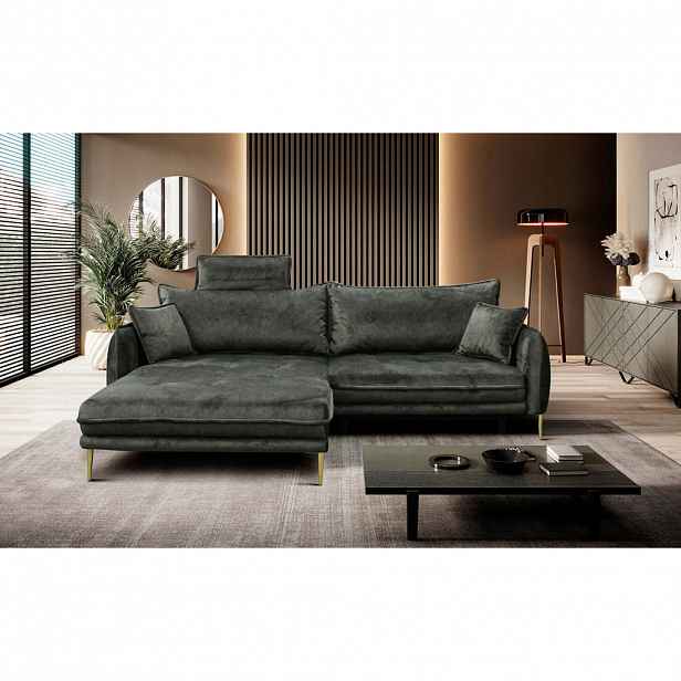 MID.YOU ROHOVÁ SEDAČKA, textil, zelená