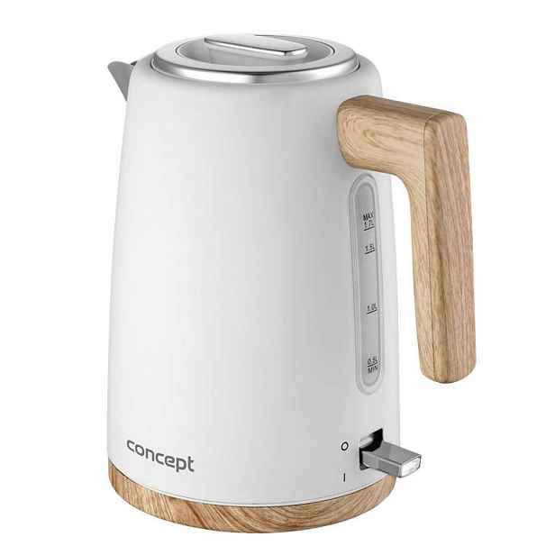 Concept - Rychlovarná konvice, objem 1,7 l, 2200 W, bílá rk3315