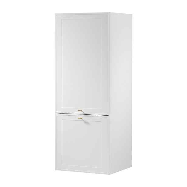 Horní kuchyňská skříňka SALERNO - šířka 60 cm, bílá, levé provedení