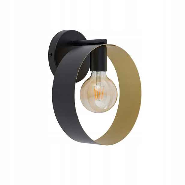 Nástěnné svítidlo Happy Černá E27 15W Moderní nad Zrcadlo Sigma Lighting