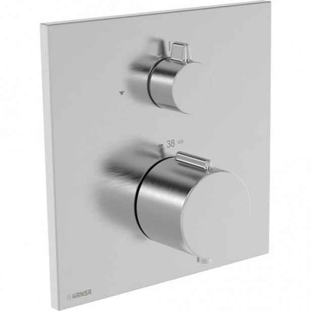 Hansa Easytherm sprchová baterie bez podomítkového tělesa broušená ocel 8113926280