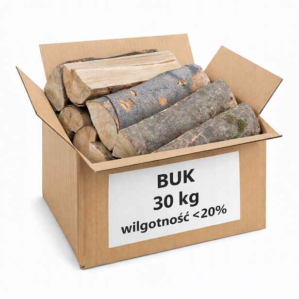 Krbové dřevo Buk 30 kg sušené komorově <20% 30-35 cm Premium