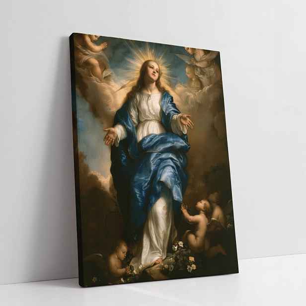 Obraz na plátně Neposkvrněná Matka Boží Maria do bytu, obývacího pokoje 60x80