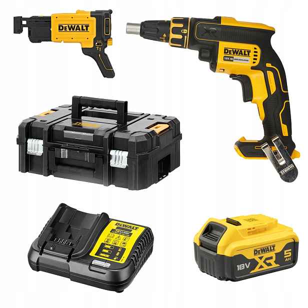 Šroubovák s magnetem pro desky G-k DeWALT DCF620P1K Xr 18V 1x5Ah Bl 30Nm kufr