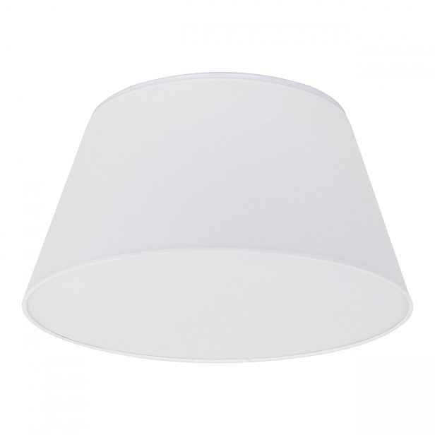 Kónická Stropní Svítidlo Z Bílého Látkového Svítidla Ø50 CM Do Obývacího Pokoje Tk Lighting