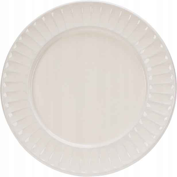Smaltovaný Talíř 44 CM Bílý