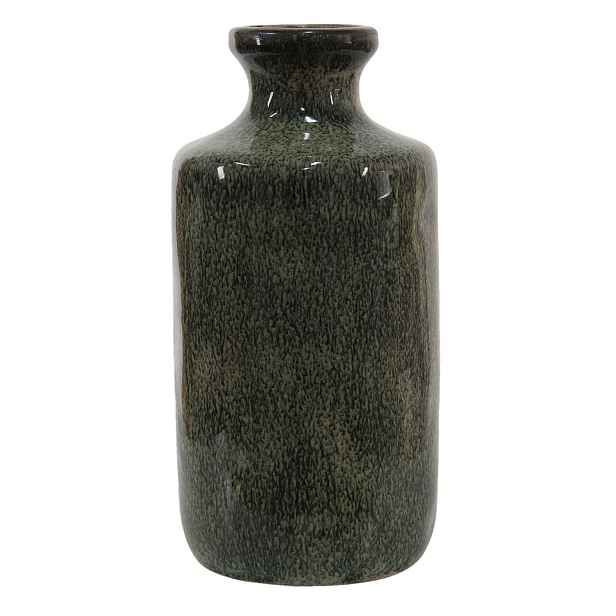 Zelená dekorační váza Mion L - Ø10*21 cm Clayre & Eef