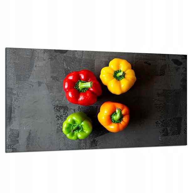 7v1 Skleněná Ochranná Deska Na Sporák 90X52 Paprika
