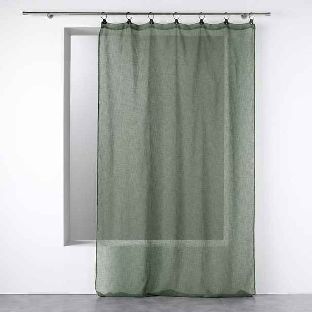 Khaki voálová záclona 140x240 cm Linka – douceur d'intérieur