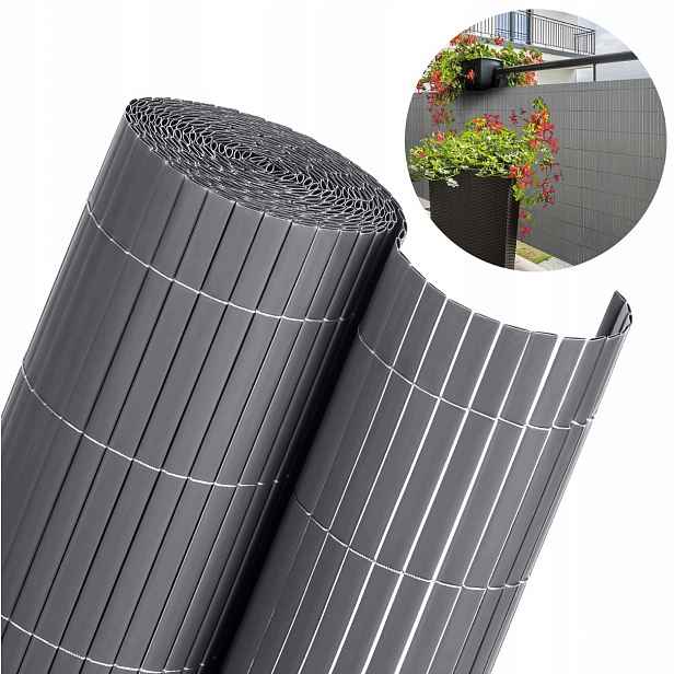 Plot Pvc Šedý 192x500