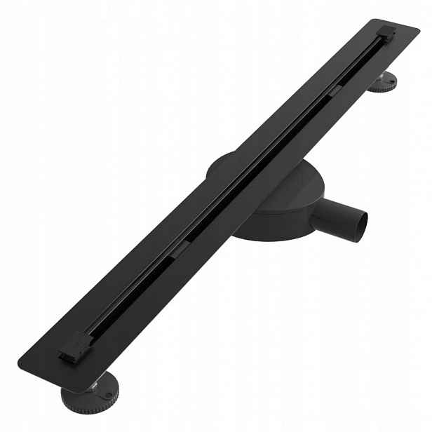 Proline 80 cm černý lineární odtok pod dlažbu ocel Gamma