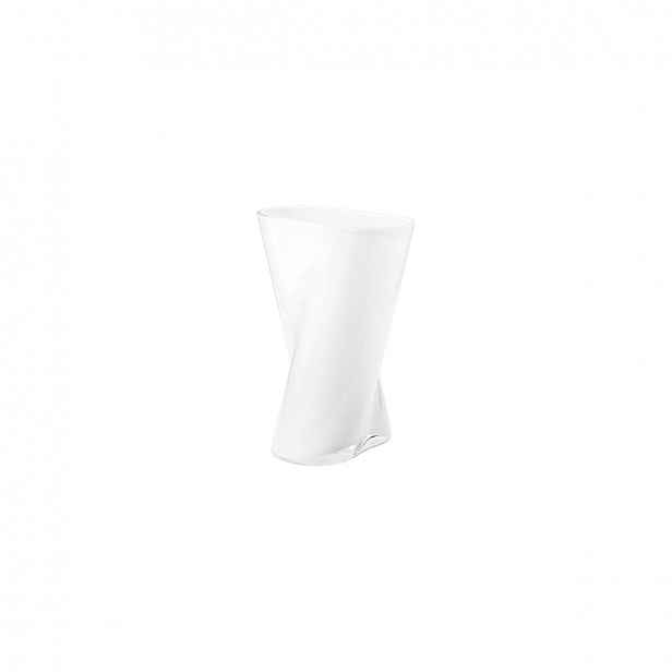 Skleněná váza Lituus opál, malá - Georg Jensen
