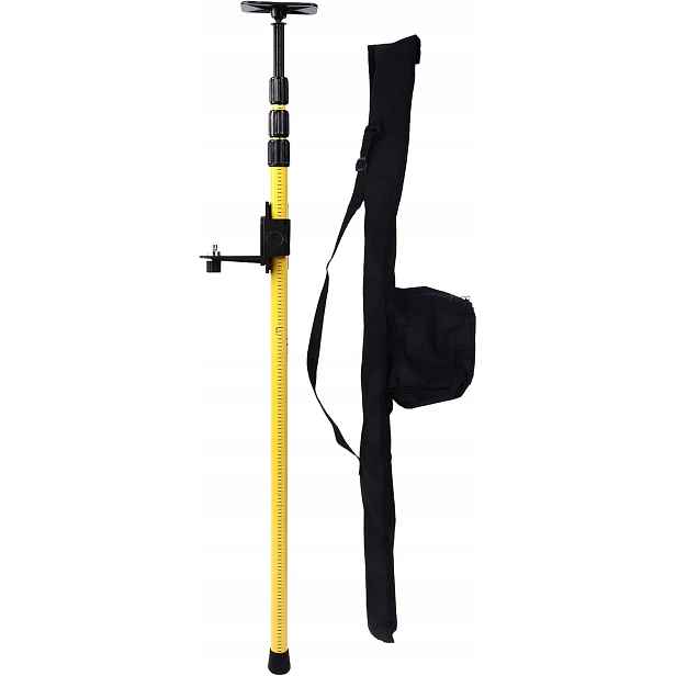 Stativ Teleskopická tyč pro laser 112-280 cm, držák 1/4" 5/8