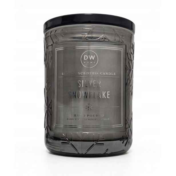 Vonná svíčka Dw Home Silver Snowflake Vánoční jako Dárek