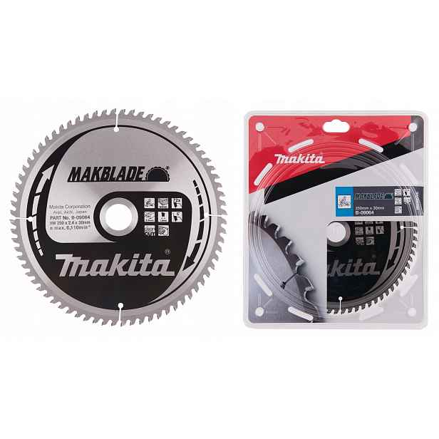 Makita B-09064 Řezací Kotouč Makblade Na Dřevo 250x30 mm 72Z x2,3 mm