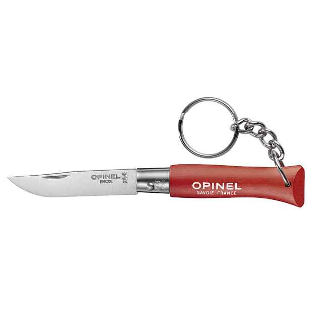 Opinel Klíčenka N°04, červená 002055