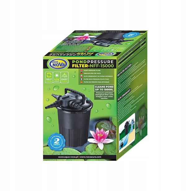 Tlakový filtr NFF-15000 (samočistící) do oka 36w Uv