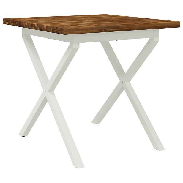 vidaXL Čtvercový jídelní stůl 70 x 70 x 75 cm Masivní akátové dřevo