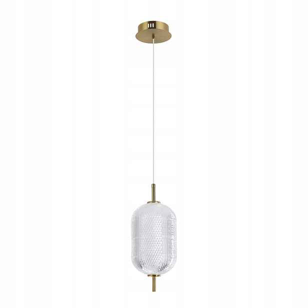 Corado, moderní, dekorativní, zlatá závěsná Led lampa ve stylu glamour