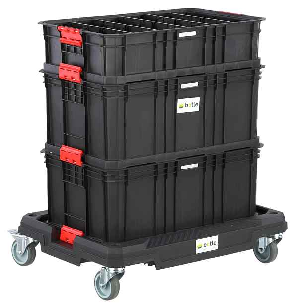 Platforma na kolečkách 3 boxy na nářadí Basic
