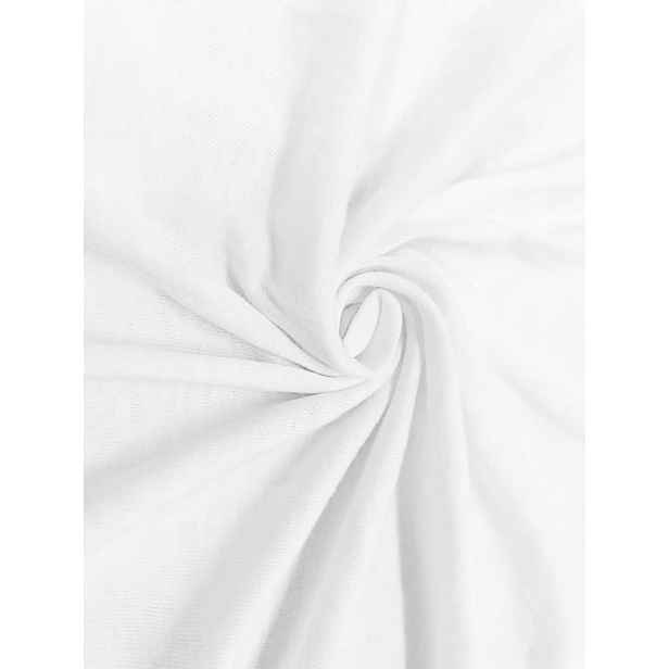 Prostěradlo jersey LUX 180x200 bílé