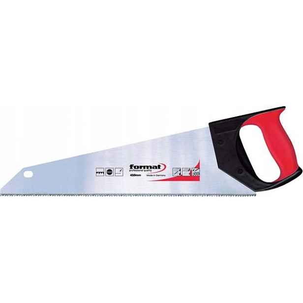 Ruční pila s 2-komponentní rukojetí 450 mm, 7 zubů na palec Format