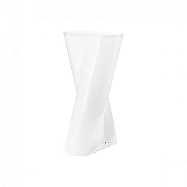 Skleněná váza Lituus opál, velká - Georg Jensen