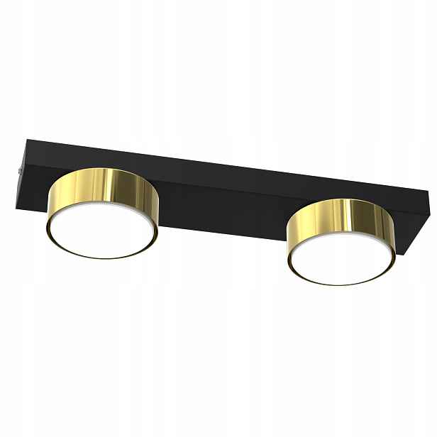 Stropní Lampa Do Obývacího Pokoje Stropní Svítidlo Led Loft GX53 Černá Zlatá