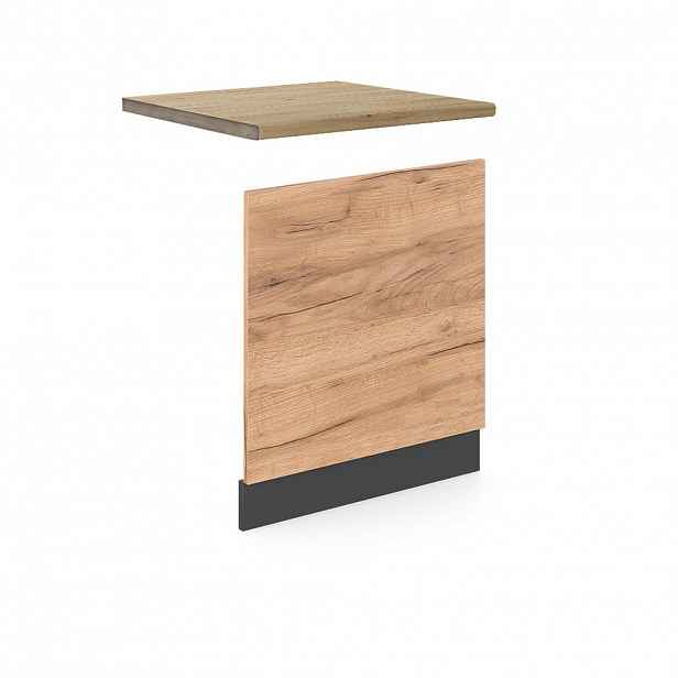 Vicco PŘEDNÍ PANEL R-Line Zlatý mocný dub 60 cm , PD Dub