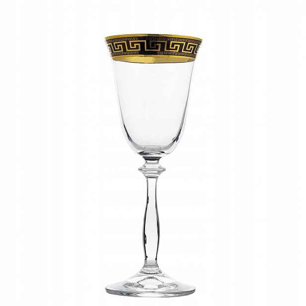 Bohemia Angela 185 ML Sklenička Verso Gold 6 Ks